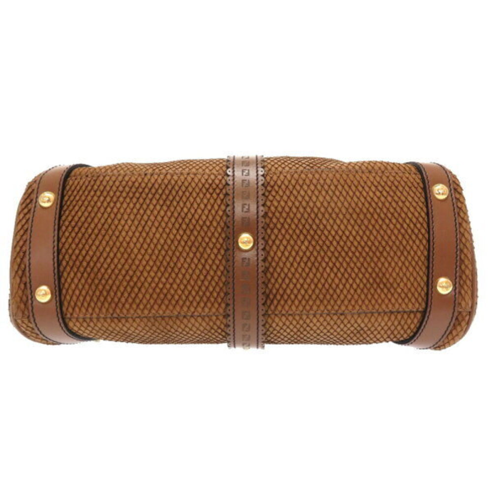 Fendi Bo Magic python leather handbag brown - image 3